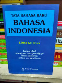 Image of Tata Bahasa Baku : Bahasa Indonesia